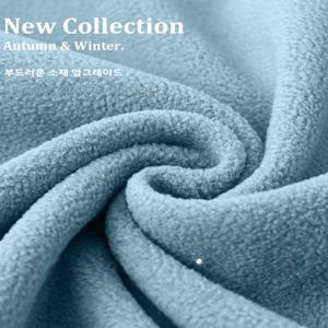 두꺼운 플리스 후드 오픈 카디건 스웨트셔츠 남성용 루즈핏 따뜻한 아우터웨어 여성용 방오 블루 모두를 돋보이게 합니다