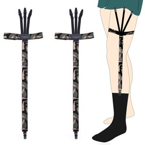 패션 남자 가터 셔츠 스테이 스커트 홀더 신사 다리 멜빵 조롱박 버클 탄성 유니폼 스트랩 셔츠 가터