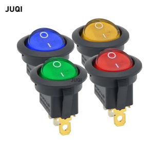 4Pcs 12V/220V Led 스위치 16A 12V 전등 스위치 전원 스위치 자동차 버튼 조명 ON/OFF 3pin 라운드 로커 스위치 KCD1