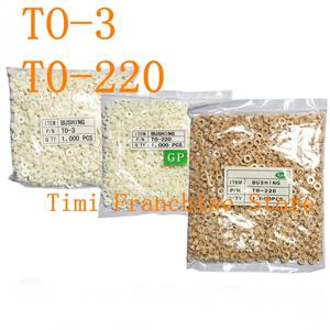 1000pcs TO-220 절연 정제 원형 M3 트랜지스터 패드 부싱 TO-247 플라스틱 절연 와셔 TO-3