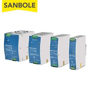 NDR-120W 스위치 모드 전원 공급 장치, 전기 장비용 AC DC, 초박형 DIN 레일 팩토리, 75 W, 150 W, 240W, 5V ~ 24V