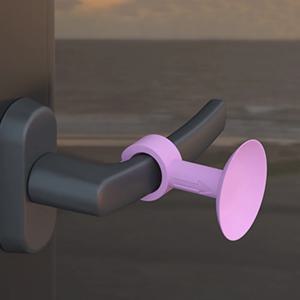 실리콘 충돌 방지 도어 스토퍼 흡입 컵 타입 도어 핸들 커버, 조용한 보호 패드 벽 보호 도어 손잡이 범퍼