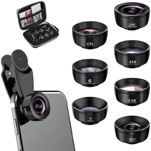 iPhone 용 3in1 Fisheye 광각 마이크로 카메라 렌즈 Xiaomi Redmi 3IN1 줌 피쉬 아이 렌즈 (전화 클립이있는 스마트 폰 렌즈)