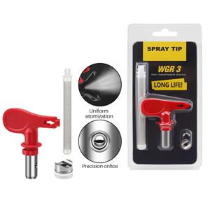 에어리스 팁 스프레이 노즐 무역 팁 313 517 425 건 필터 스프레이 어 포함 타이탄 바그너 에어리스 페인트 스프레이 건 용 에어 브러시 팁