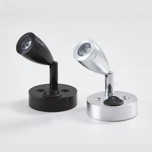 DC12V LED 스팟 독서 등 RV 보트 캐러밴 캠프 트레일러 침대 옆 3W 알루미늄 스포트라이트 스위치가있는 조정 가능한 실내 조명