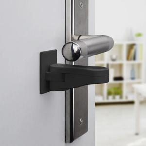 아기 보안 잠금 장치 안티 어린이 도어 오프너 구멍 없음 도난 방지 도어 핸들 안티 오프너 안티 애완 동물 도어 오프너 래치