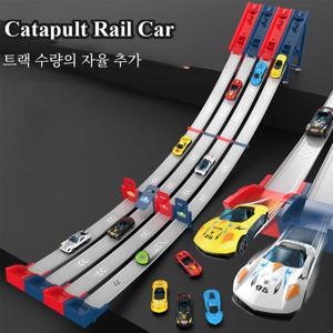 합금 자동차와 경쟁 레이싱 트랙 장난감 차량 어린이를위한 게임 교육 선물