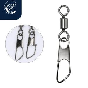 낚시용 크로셰, 50개, 사이즈 5 # -14 # 회전식 바늘 연결기, 롤링 베어링, 낚시 장비, 잉어