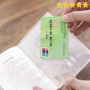 1-4PCS 여권 보호 커버 투명 반투명, PVC 소재 방수 문서 케이스
