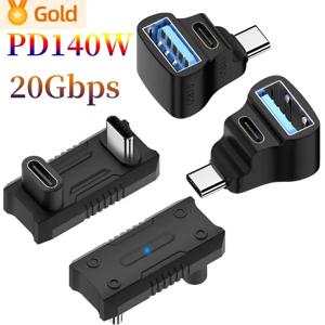 스팀 데크용 직각 익스텐션 커넥터, 140W, C타입 USB C 어댑터, ASUS 로그 앨리 게임 콘솔 액세서리, 투인원