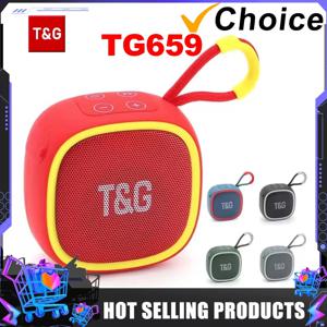 T&G TG659 미니 무선 강력한 방수 블루투스 스피커 TWS 블루투스 5.3 사운드 박스 HIFI 스피커 지원 TF 카드 라디오