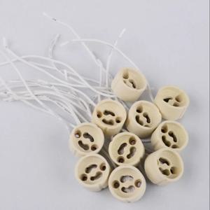 할로겐 세라믹 전구 램프용 LED 스트립 커넥터, GU10 소켓, 거치대 베이스 와이어 커넥터 램프 거치대, 10-100 개