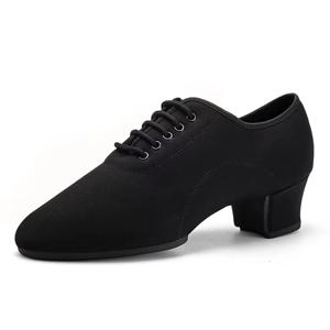 성인 남성용 블랙 탱고 재즈 모던 댄스 슈즈, 빅 사이즈 46, 야외 및 실내 볼룸 왈츠 댄스 슈즈, 로트당 1 켤레