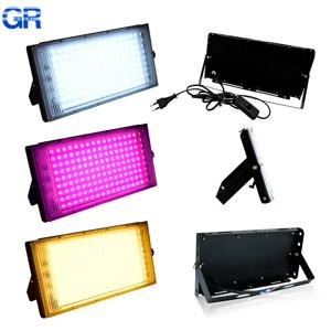 LED 성장 조명 식물 램프 전체 스펙트럼 투광 조명, 실내 야외 온실 식물 수경 식물 스포트라이트, 220V, 50W, 100W