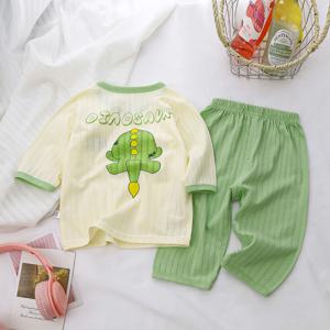 아기 잠옷 세트 면화 어린이 잠옷 유아 긴 소매 아기 Nightwear 잠옷 어린이 만화 Homewear 의류
