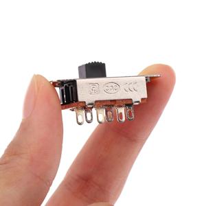 고전류 자동차 냉장고 진공 청소기 전기 자동차 스위치, 6P SS23F19 솔더 핀, 2 위치 슬라이드 스위치, 10 개