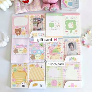 MINKYS Kpop 포토카드 컬렉션 카드, DIY 사진 카드, 종이 메시지 카드, 학교 문구, 10 개/팩