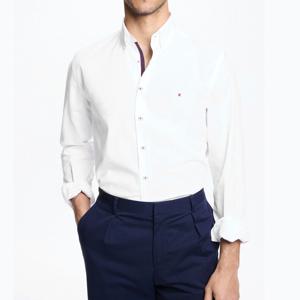 CHCH 고품질 남성 셔츠 긴 소매 인과 공식 비즈니스 셔츠 브랜드 남자 드레스 셔츠