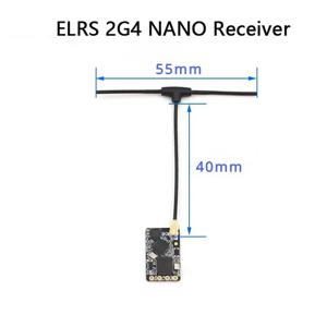 10PCS ELRS 2.4GHz NANO ExpressLRS 장거리 ELRS 수신기 BETAFPV NANO 2400 RX RC FPV 장거리 레이싱 드론 비행기