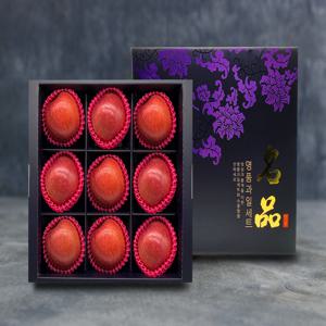 [신선한아침] 사각 실속 사과 선물세트 2.5kg (9과)