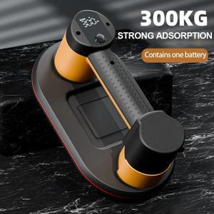 산업용 헤비 듀티 전기 진공 흡입 컵 화강암 유리 타일 리프터 지능형 디스플레이 하중 베어링 도구