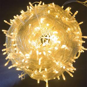 10M 20M 50M 100M 크리스마스 갈 랜드 조명 Led 문자열 요정 빛 꽃 램프 결혼식 파티에 대 한 야외 장식 조명