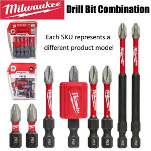 밀워키 쇼크웨이브 PH2 임팩트 드릴 비트 25mm/50mm/89mm 헤드 스크루드라이버 전동 공구 부착 비트 시리즈