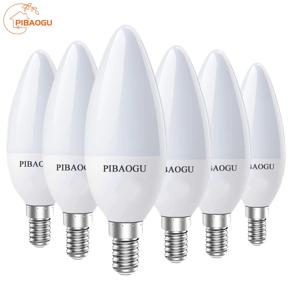 6pcs E27 E14 LED 촛불 램프 220V Led 전구 Bombillas AC 220V Lamparas 램프 홈 오피스 장식 조명 룸
