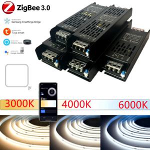 DC 24V LED 전원 공급 장치 조광기 변압기 AC175-265V Tuya Zigbee 지원 Alexa Gooogle 음성 APP 제어 홈 CCT LED 스트립