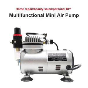 KOTUMY 휴대용 공기 압축기 110W 에어 브러시 전기 압축 공기 펌프 모델 건담 색칠 스프레이 펜 스프레이 건 수리