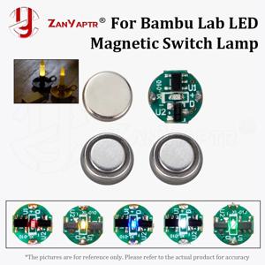 Bambu Lab 용 자기 제어 기능이있는 단일 모양 LED 조명 Bambu voron AD5M K1 Kobra 용 DIY 3D 인쇄 모델 부품