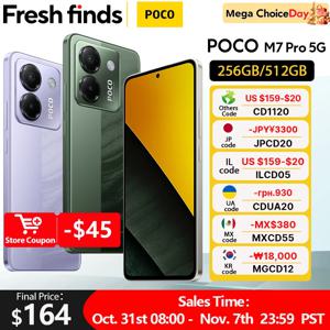 【월드 프리미어】POCO M7 Pro 5G 글로벌 버전 Dimensity 7025-Ultra 120Hz FHD+ 아이케어 AMOLED 디스플레이 50MP 카메라(OIS NFC 포함)