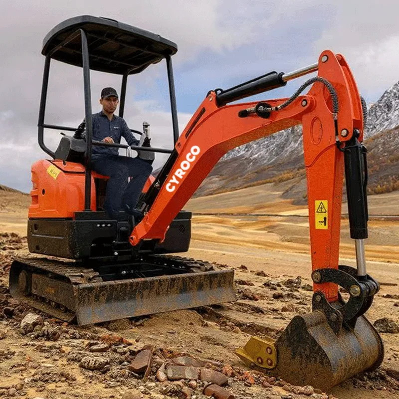 뜨거운 판매 미니 굴삭기 1 톤 1.2 톤 맞춤형 Kubota 엔진 1.5 톤 1.8 톤 크롤러 굴삭기 EURO 5 EPA 엔진 굴삭기