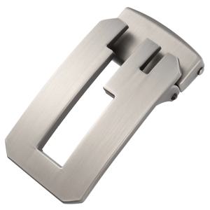 클래식 새로운 합금 버클 남자의 부드러운 펀치 버클 총 회색 다목적 비즈니스 캐주얼 벨트 액세서리 3.5cm