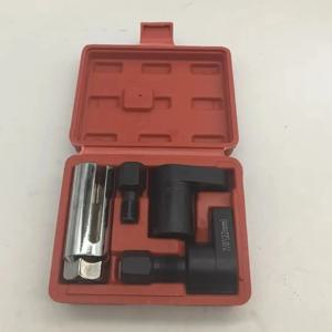 자동차 O2 소켓 제거를위한 5pcs 산소 센서 렌치 키트 오프셋 진공 센서 소켓 스레드 체이서 도구 설치