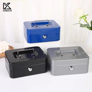 휴대용 미니 키 안전한 돈 상자 철강 은행 튼튼한 잠글 수있는 동전 상자 현금 보관 홈 스토어 가방에 대한 숨겨진 상자