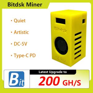 Bitdsk N5 200Gh/S BM1397 Bitcoin ASIC BTC 광부 솔로 복권 광부 US/EU/UK/AU/BR 플러그(Type-C PD 전원 포함)