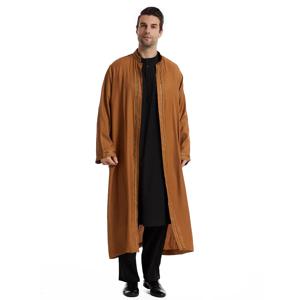 Abaya 이슬람 이슬람 남성 Jubba Thobe 의류 가운, 터키, 중동 새로운 스타일 이슬람 가운, 두바이, UAE 의류 S-XXXL