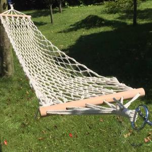 1Pcs 안티 회전 면화 메쉬 해먹 야외 캠핑 메쉬 해먹 짧은 스틱 레저 메쉬 포켓 해먹