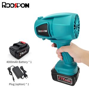 RDDSPON 강력한 에어 블로워 배터리 에어 더스터 휴대용 터보 제트 블로워 마키타 18V 도구용 무선 낙엽 블로워