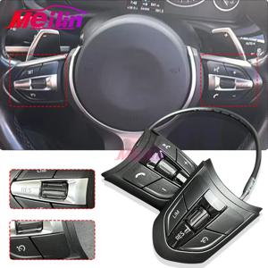 BMW 3/5 시리즈 F10/F20 F30 고급 및 기본 버튼용 M1M2 버튼이 있는 스티어링 휠 버튼 (블랙/레드/블루)