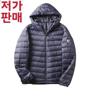 경량 시리즈 남성 캐주얼 후드 다운 재킷 단색 숏 코트 따뜻한 솜 패딩 봄 패션 슬림 핏 코트