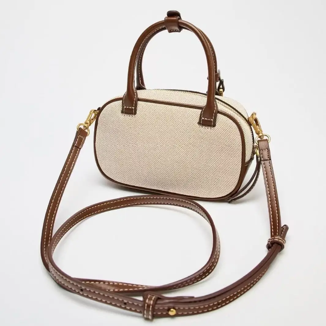 엘리트 ZR 홈 2025 신상 핸드백 우아한 패치워크 숄더 크로스백 스타일리시한 영국 스타일 부드러운 PU 가죽 지갑