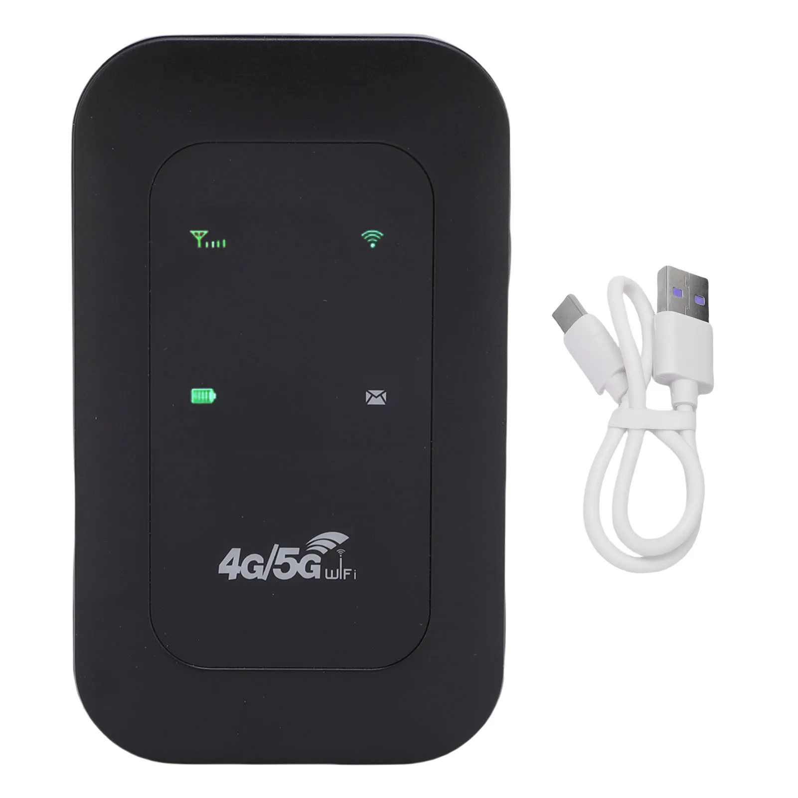 모바일 WiFi 라우터 2100mAh 배터리는 10개의 연결된 장치를 지원합니다. 4G 5G WiFi 핫스팟 300Mbps 비즈니스용 고속 휴대용