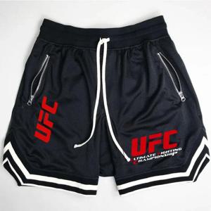 2025 여름 UFC 파이팅 팬 피트니스 반바지 남성용 속건 메쉬 힙합 통기성 캐주얼 패션 러닝 반바지