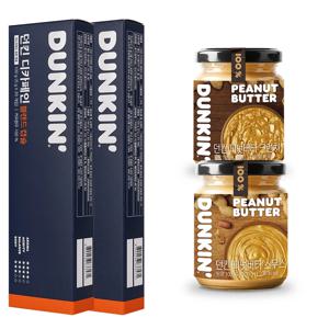 네스프레소 호환 디카페인 40캡슐 + 던킨 땅콩버터 100% 크런치 1개+스무스 1개