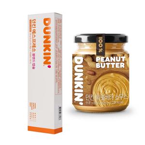 네스프레소 호환 에스프레소 20캡슐 + 던킨 땅콩버터 100% 스무스 1개