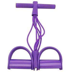 6튜브 요가 운동 밴드 페달 풀러 밴드 탄성 풀 로프 플렉시풀 저항 트레이너 복부 허리 팔용 저항 밴드