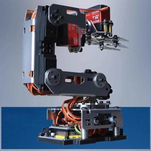 앱 제어 6 자유도 금속 기계 팔 알루미늄 합금 브래킷 고품질 로봇 팔 아두이노 로봇 DIY 키트 프로그래머블 암