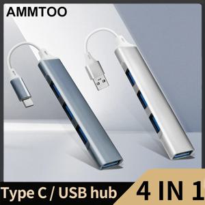 4 포트 멀티 스플리터 타입 C 허브 3.0 USB 3.1 어댑터 OTG Xiaomi 레노버 맥북 13 15 에어 프로 PC 컴퓨터 액세서리